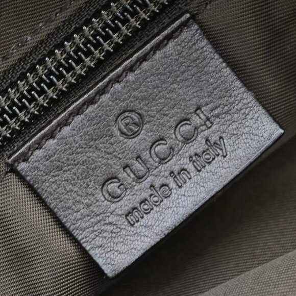 GUCCI Logo GG Pattern Museo Hand Tote Bag Canvas Leather Beige Italy 65EE039 - Picture 8 of 16